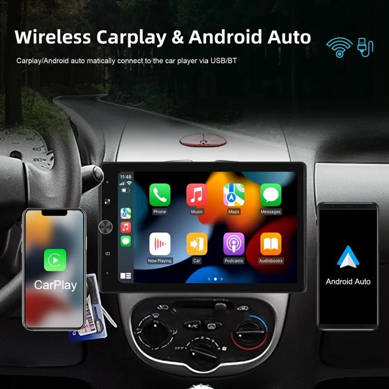 10.4 Inch Vertical Screen Android Navigation With Wireless Carplay & Backup Camera