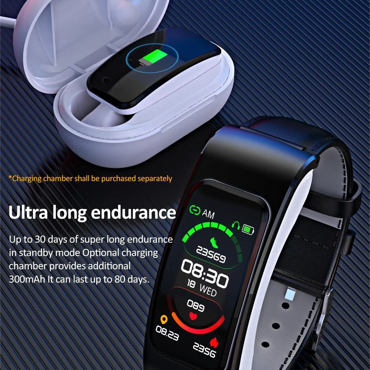 1.08 Inch Waterproof Smart Watch With Bluetooth Call