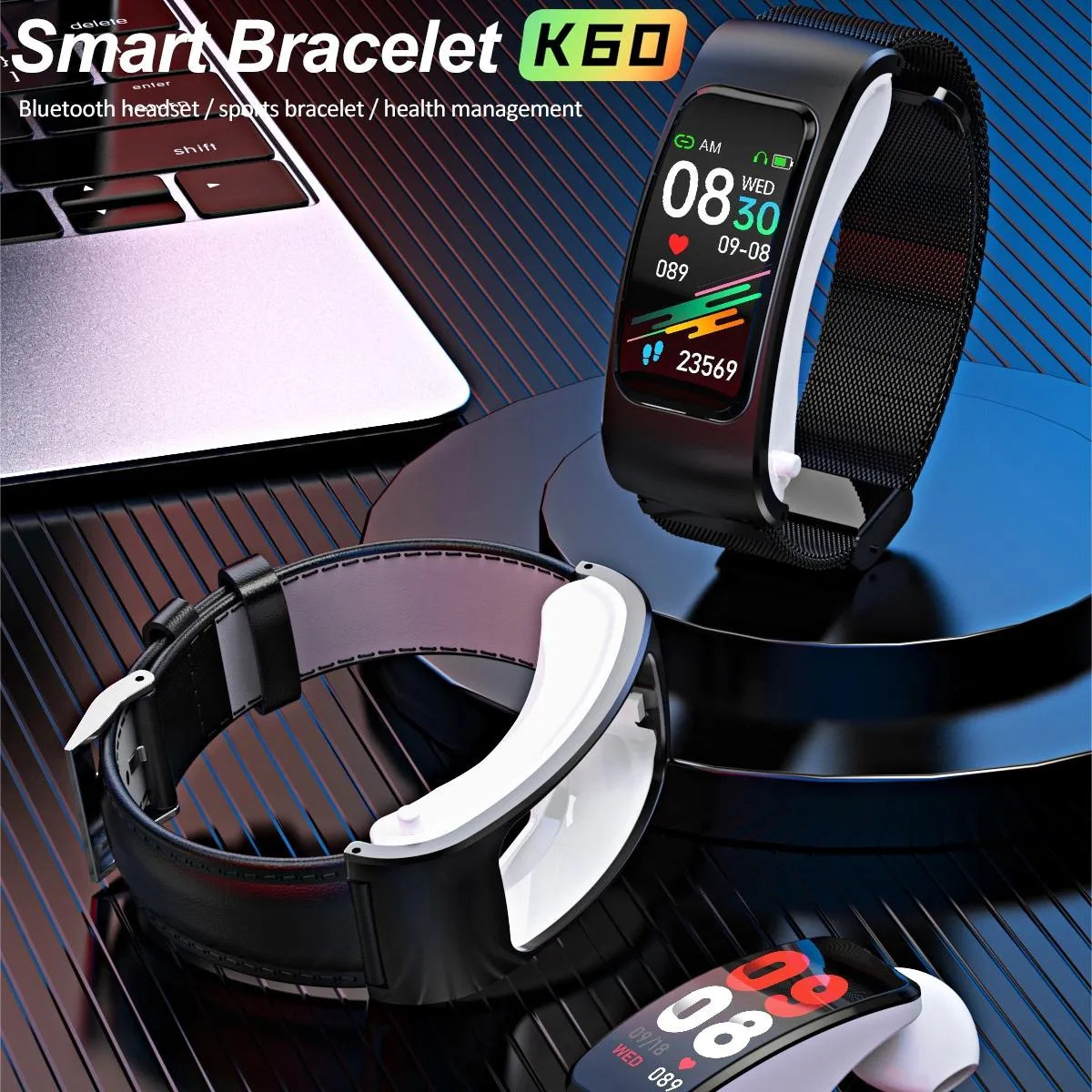 1.08 Inch Waterproof Smart Watch With Bluetooth Call