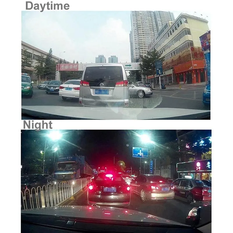 1080p Dual Recording Car Dvr with 4 Touch Screen Parking Monitoring & Loop Recording