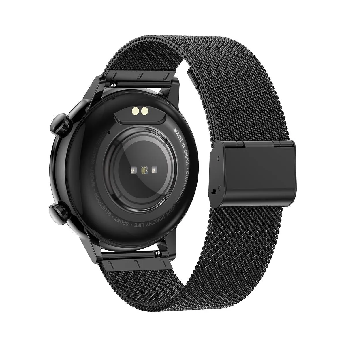 1.1 Inch Smart Stainless Steel Band Watch Support Bluetooth Call / Blood Oxygen Monitoring