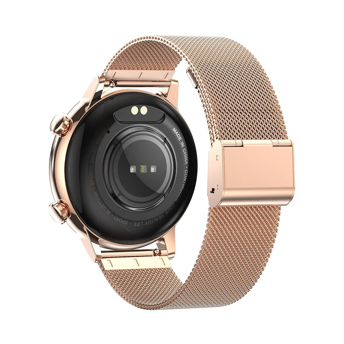 1.1 Inch Smart Stainless Steel Band Watch Support Bluetooth Call / Blood Oxygen Monitoring