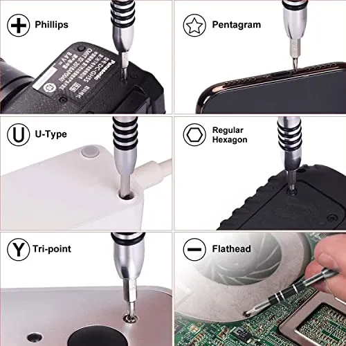 110 in 1 Precision Screwdriver Set, Magnetic Repair Tool Kit, Mini Screwdriver Set for iPhone Cellphone MacBook Tablet PC Watch Glasses Electronics DIY Hand Work