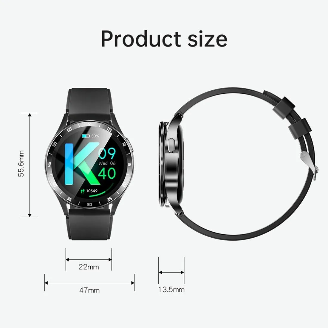 1.39 Inch Waterproof Bracelet Support Bluetooth Call / Nfc / Heart Rate