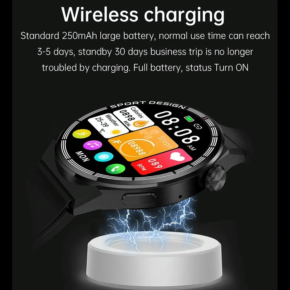 1.6 Inch Waterproof Smart Watch With Bluetooth Call & Nfc