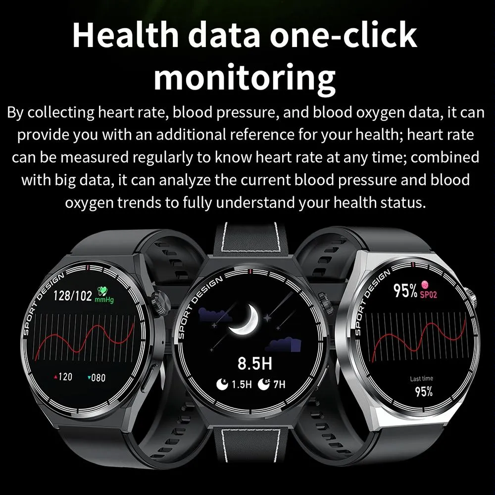 1.6 Inch Waterproof Smart Watch With Bluetooth Call & Nfc
