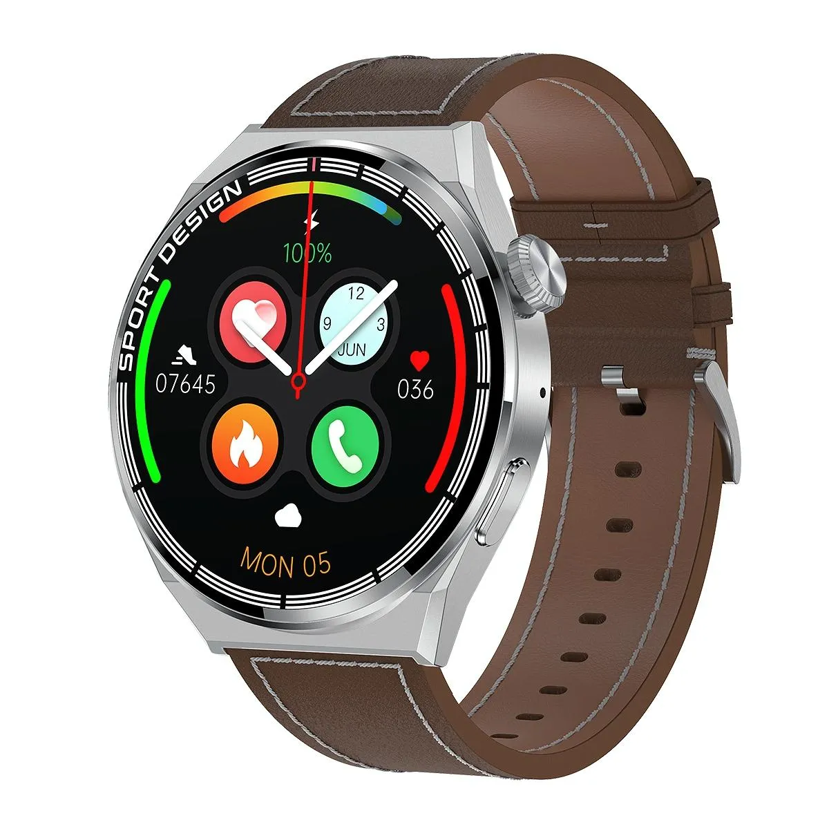 1.6 Inch Waterproof Smart Watch With Bluetooth Call & Nfc