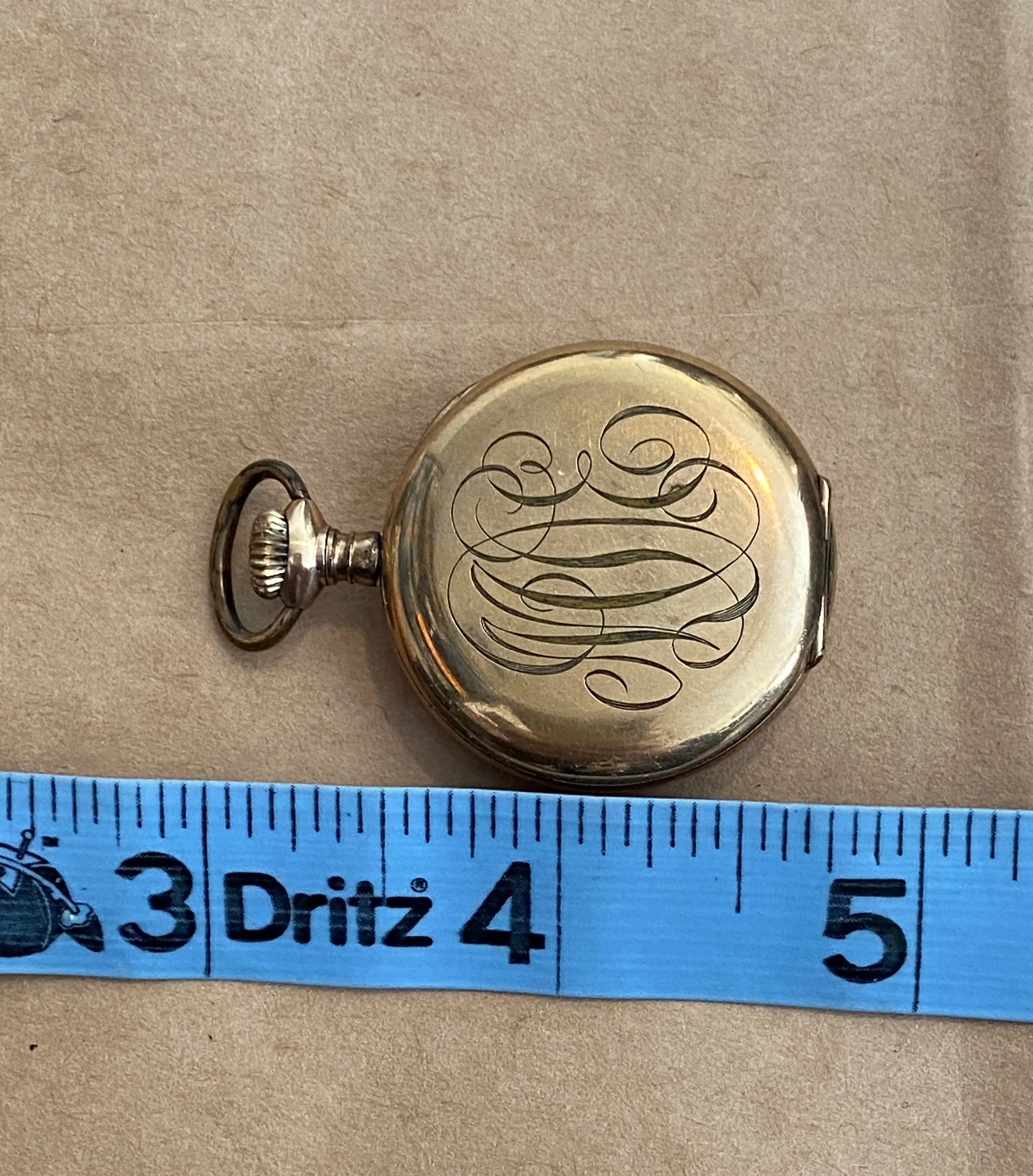 1908 Waltham Gold Filled Pocket Watch Grade 100 Model 1900 0s 7j