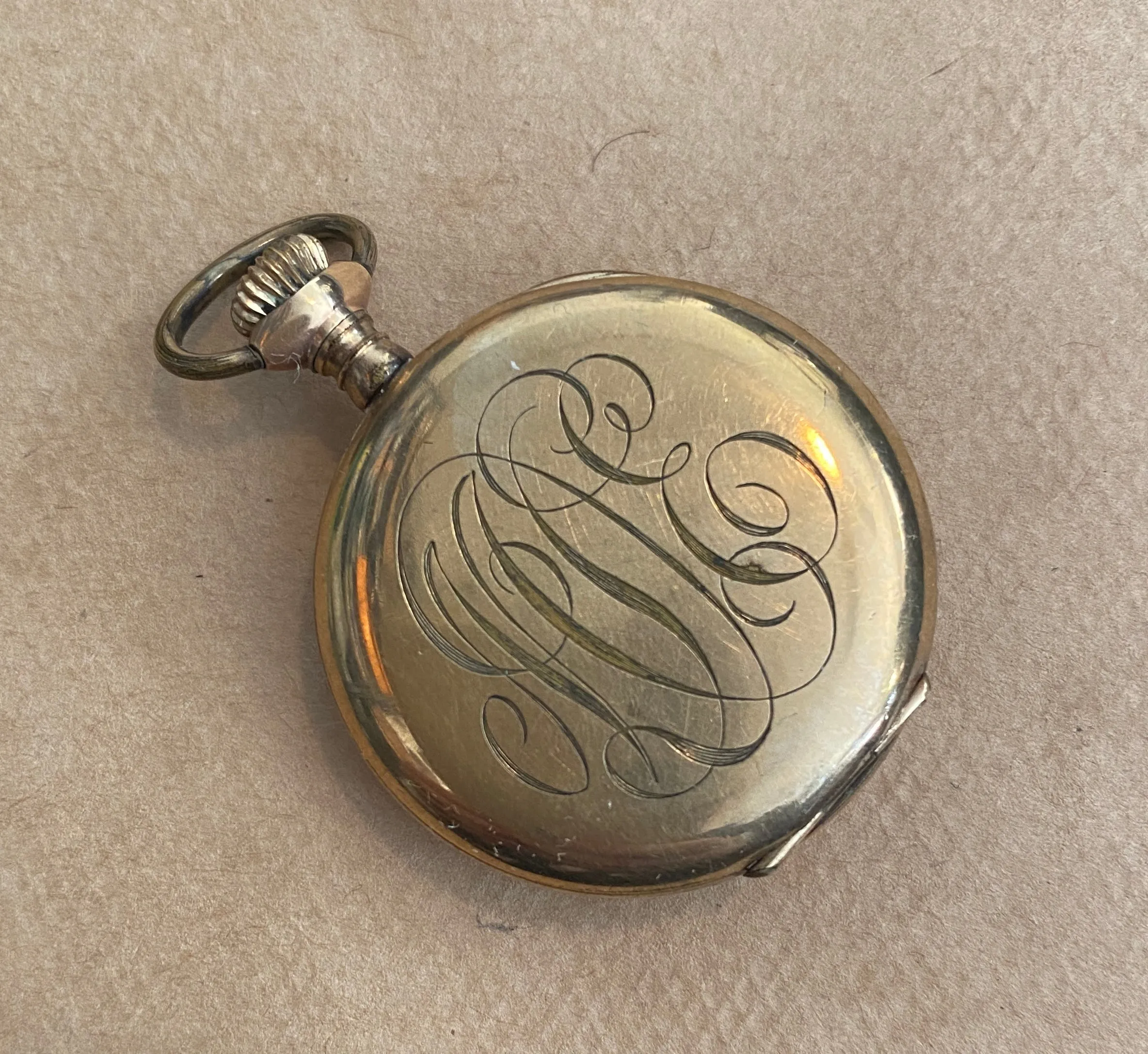 1908 Waltham Gold Filled Pocket Watch Grade 100 Model 1900 0s 7j