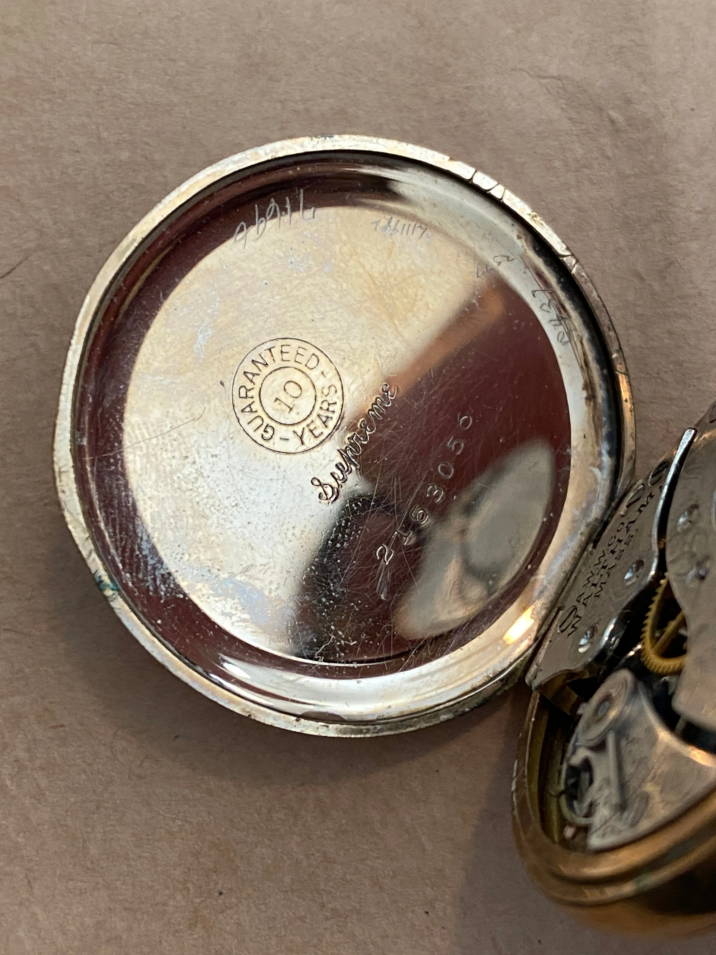 1908 Waltham Gold Filled Pocket Watch Grade 100 Model 1900 0s 7j