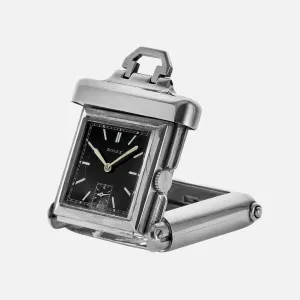 1930s Rolex Purse Watch With Black Dial