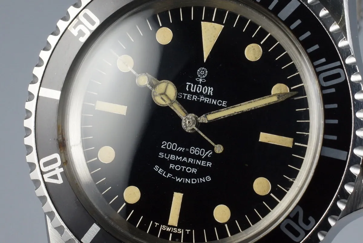 1966 Tudor Submariner 7928 Glossy Dial