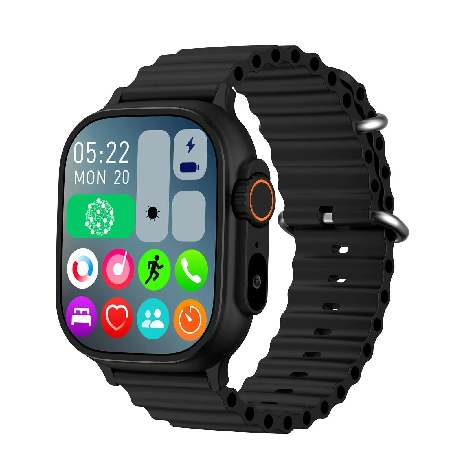 2.01 Inch Bluetooth Call Smart Watch Support Heart Rate / Blood Oxygen