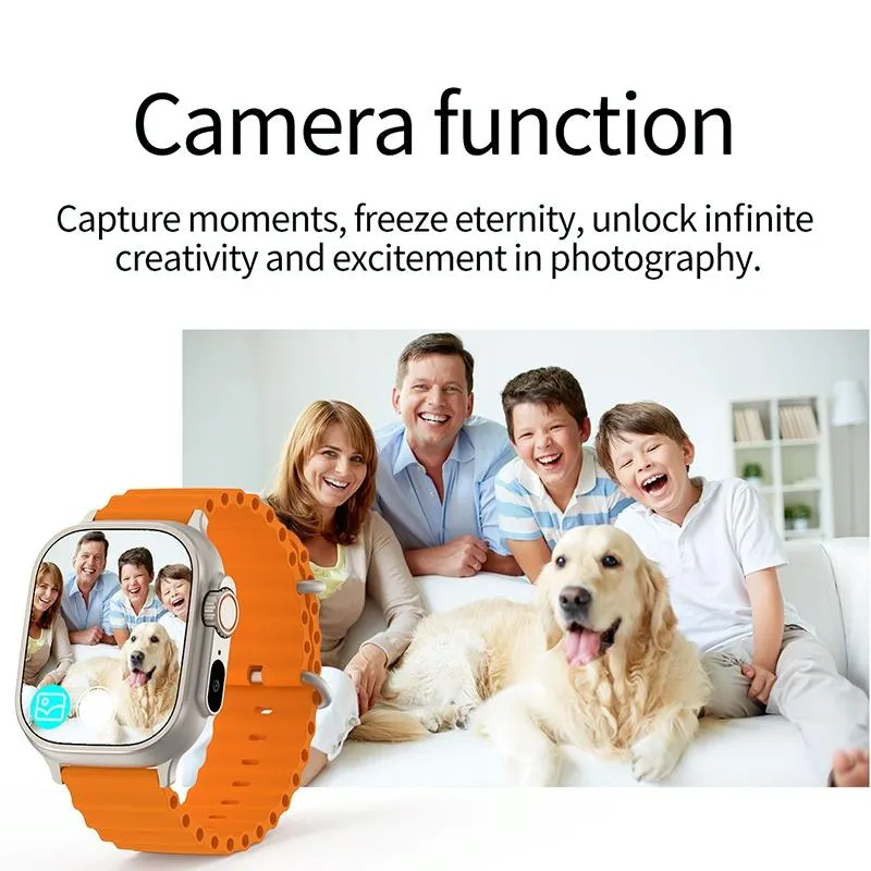 2.01 Inch Bluetooth Call Smart Watch Support Heart Rate / Blood Oxygen
