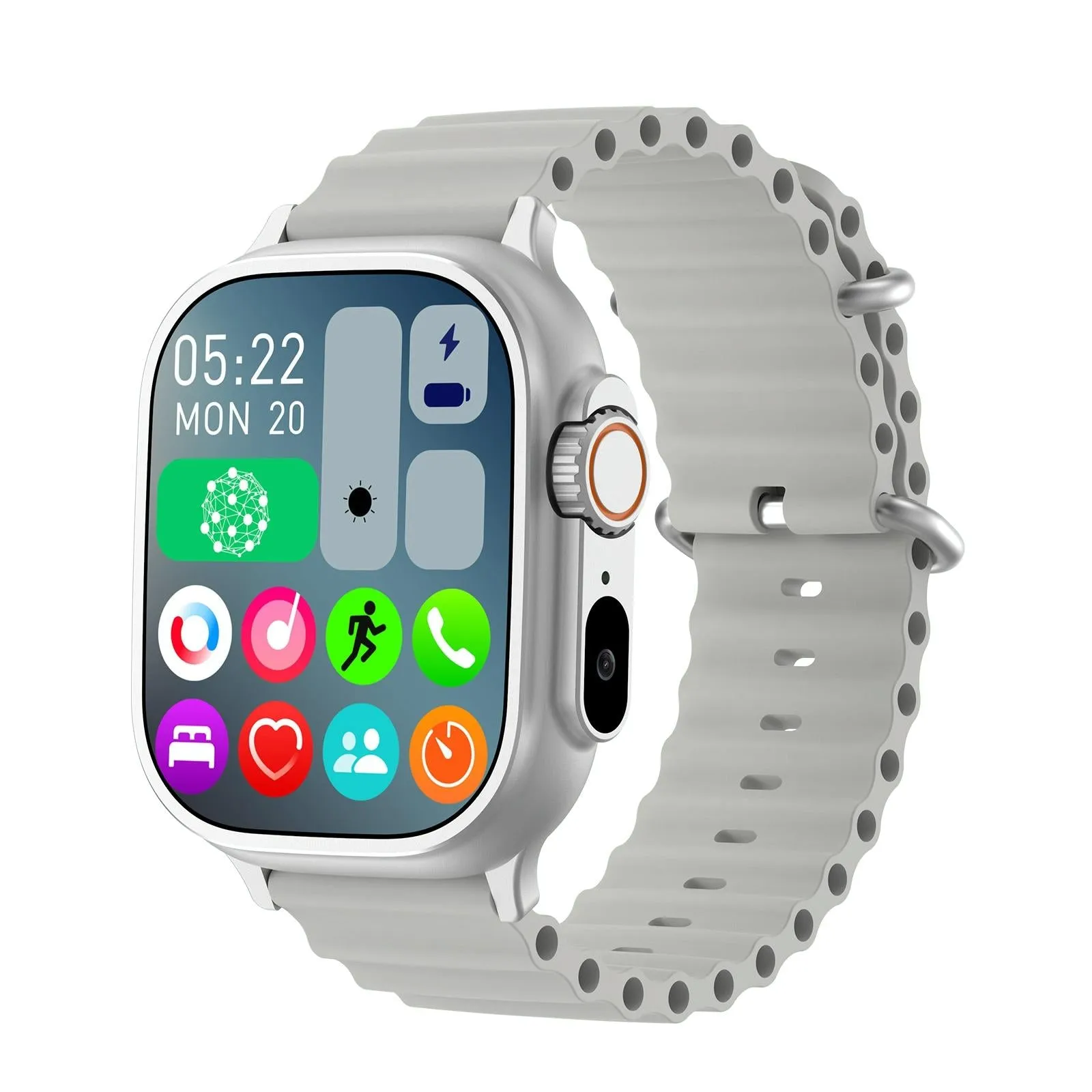 2.01 Inch Bluetooth Call Smart Watch Support Heart Rate / Blood Oxygen