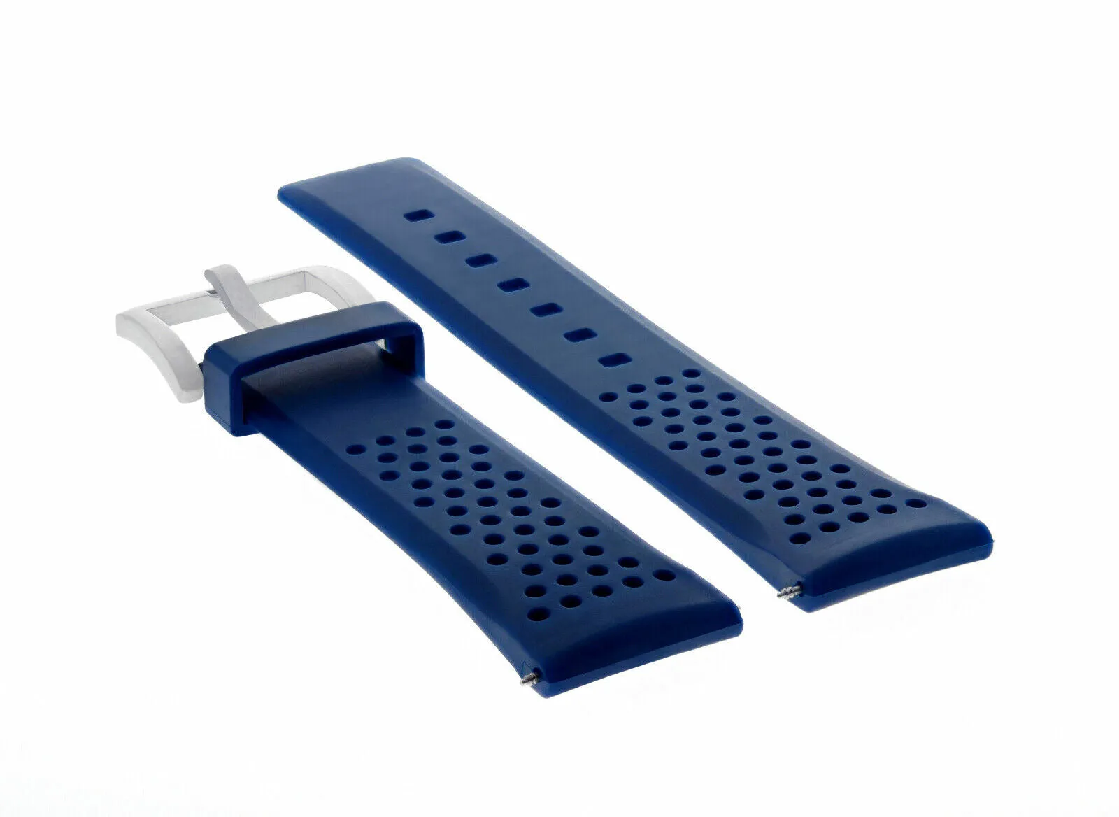 22MM SOFT RUBBER BAND STRAP FOR INVICTA RUSSIAN 1959 DIVER WATCH AUTOMATIC  BLUE