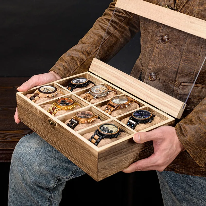 32nd Degree Scottish Rite Watch Case - Wings Down (8 Slots)