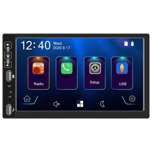 7 Inch Car Hd Mp5 Player With Carplay Bluetooth Fm Reversing Image Remote - A2891