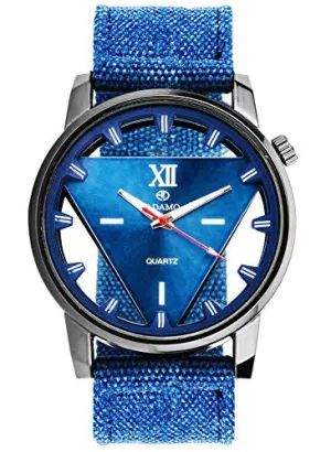 Adamo Analogue Blue Dial Men'S Watch Ad91Sl08