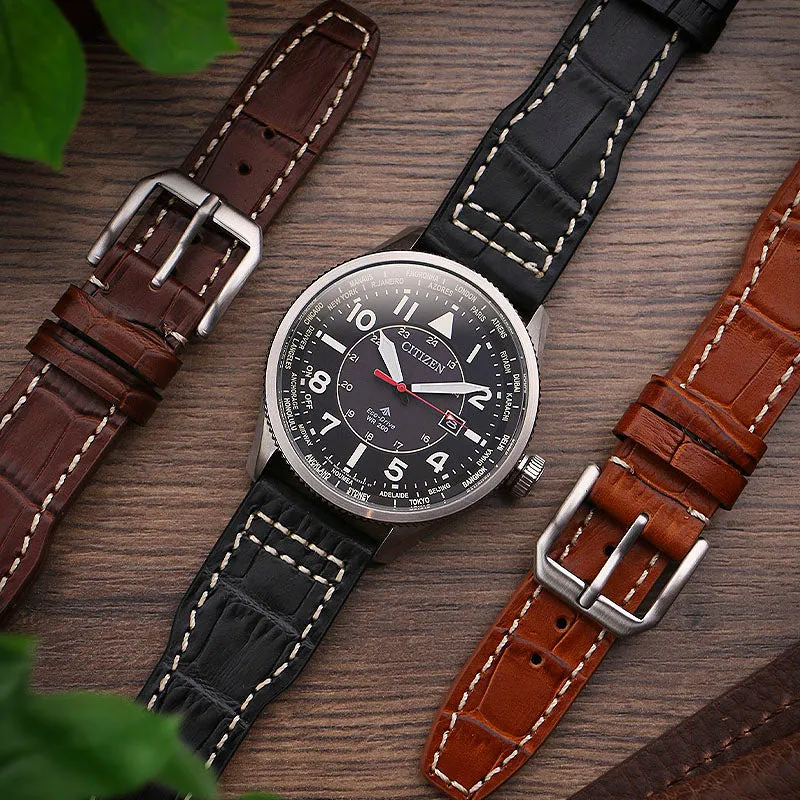 Alligator Pilot Strap By DASSARI