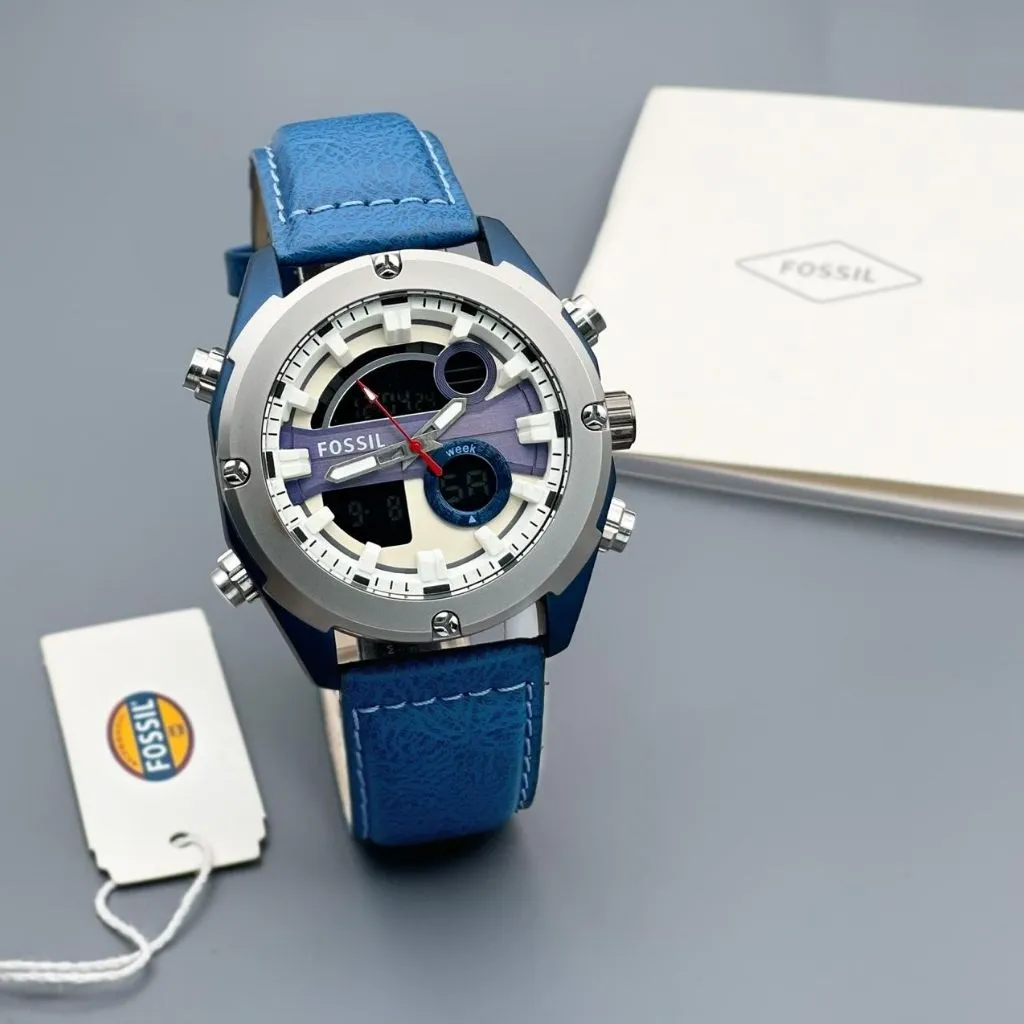 Analog Digital Chronograph Wrist Watch For Men