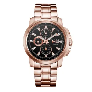 ARIES GOLD INSPIRE CONTENDER G 7301 & B 7302 RG-BKRG COUPLE'S WATCHES