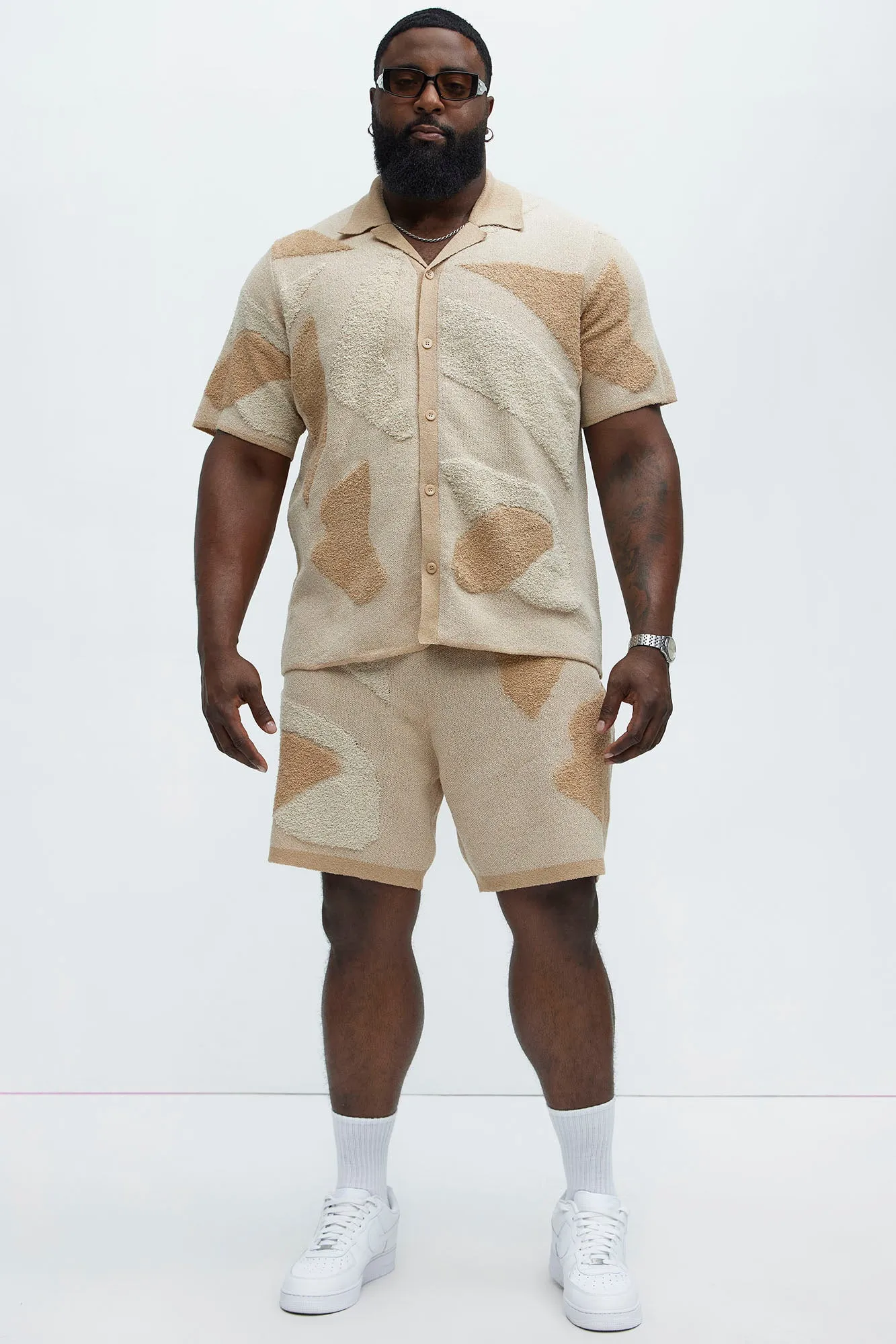 Auron Knitted Shorts - Off White