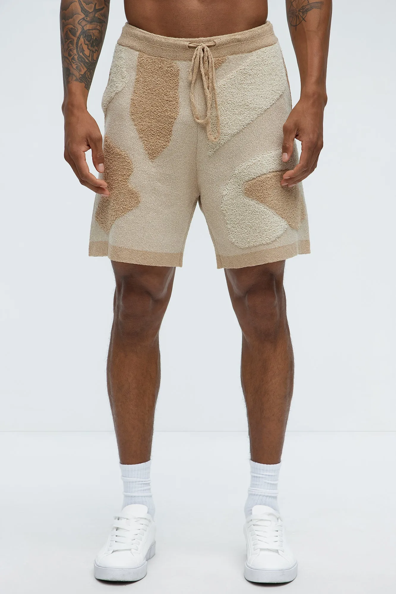 Auron Knitted Shorts - Off White