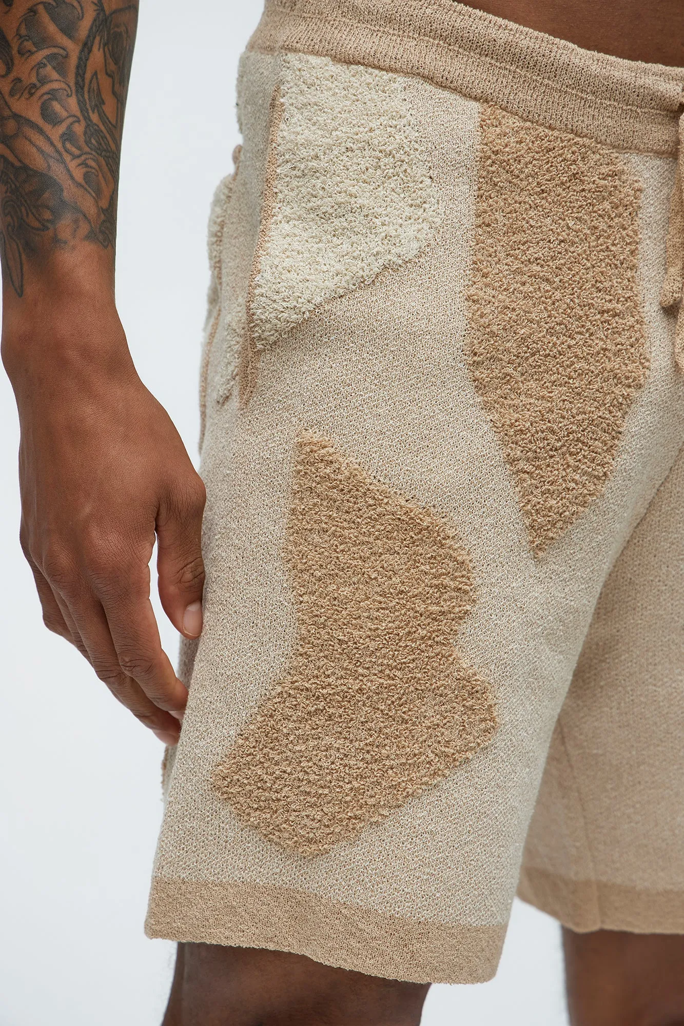 Auron Knitted Shorts - Off White