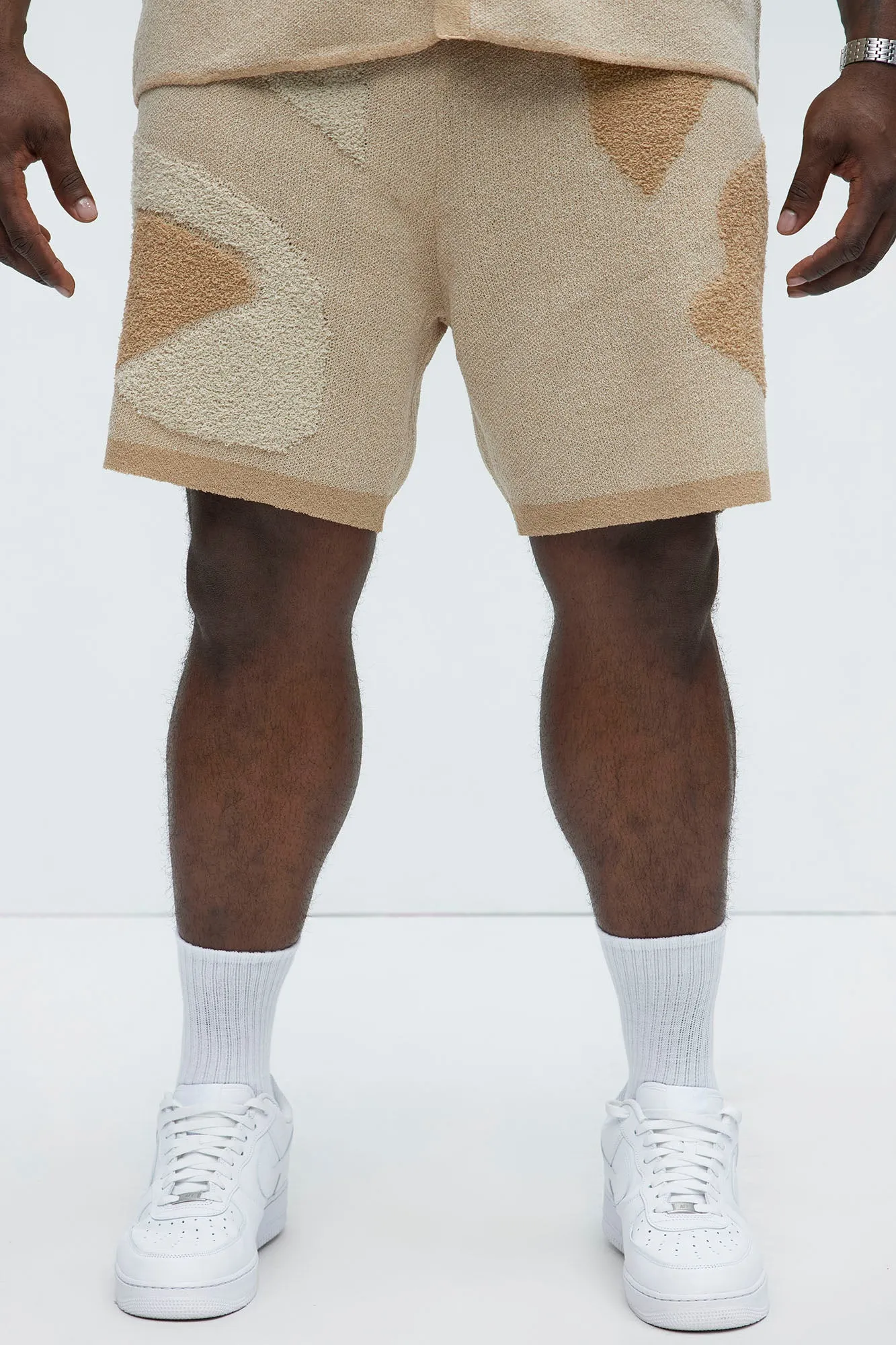 Auron Knitted Shorts - Off White