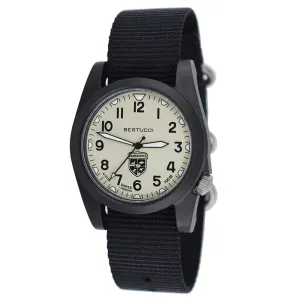 Bertucci Gamekeeper Unisex Black Nylon Band Dirt Quartz Dial Watch - 13373