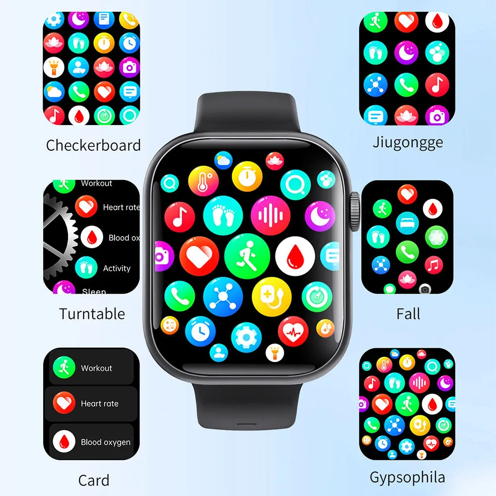Bluetooth Smart Watch Sports Wristwatch Fitness Tracker for Android IOS Phone Style 1