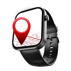 boAt Storm Call 3 w/Turn-by-Turn Navigation, 1.83" (4.6 cm) HD Display, Bluetooth Calling, Crest  OS, QR Tray, Face Studio, Coins, Emergency SOS Smart Watch Active Black)