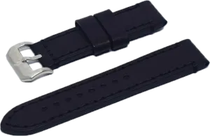 BOLDR Odyssey Black Leather Strap 22mm