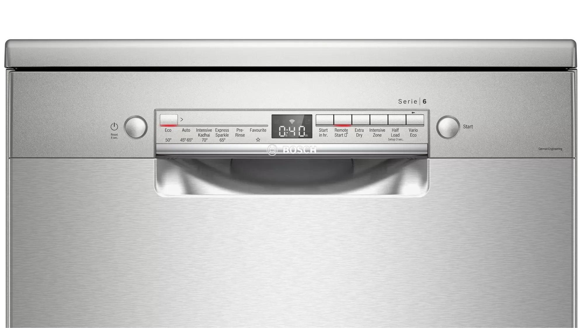 Bosch 13 Place Settings Dishwasher SMS6ITI01I Silver Inox
