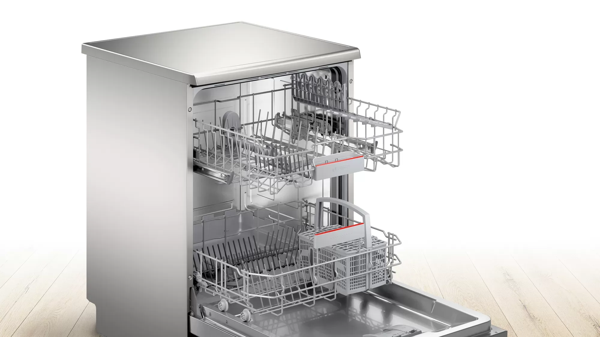 Bosch 13 Place Settings Dishwasher SMS6ITI01I Silver Inox