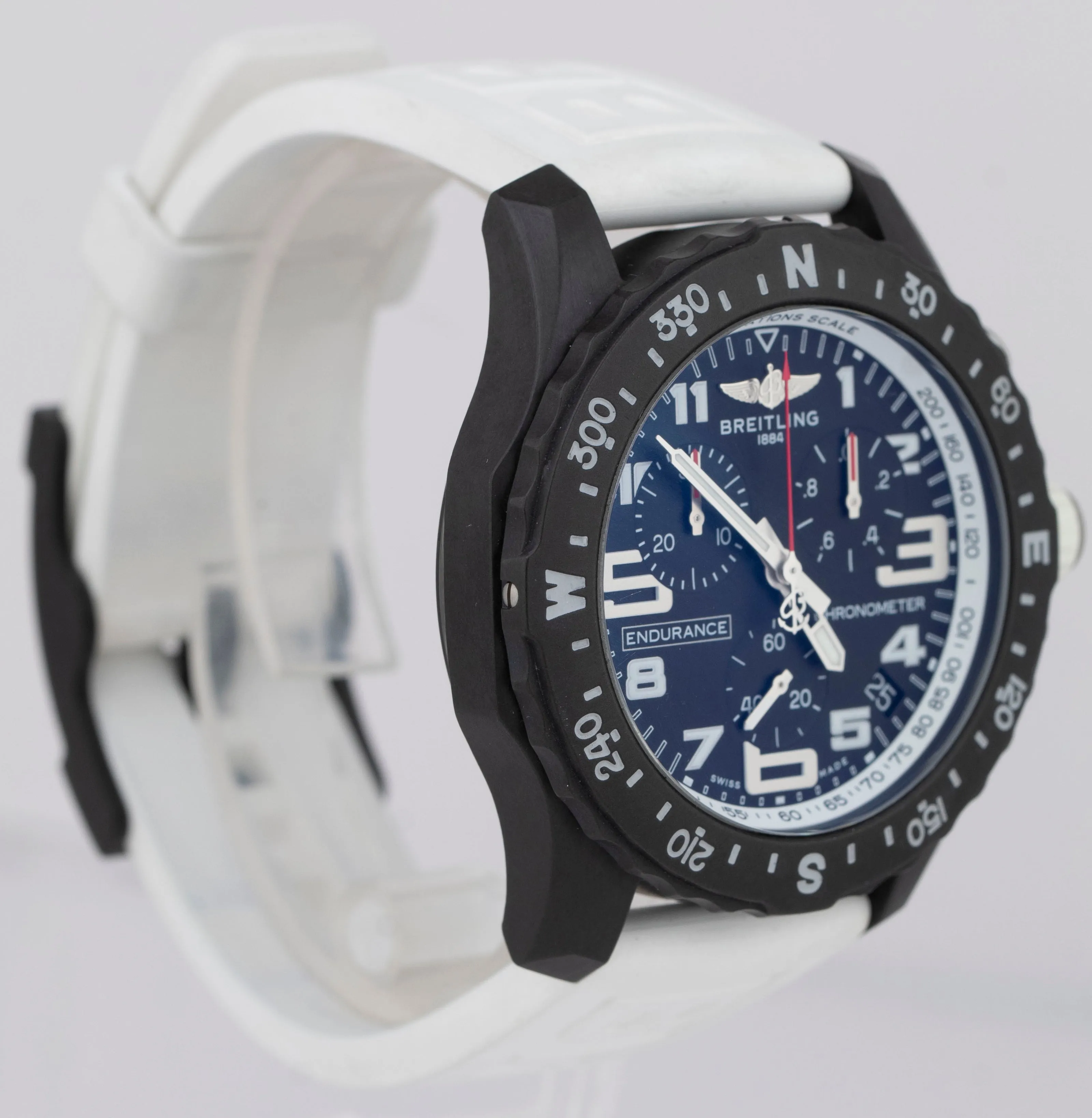 Breitling Endurance Pro 44 White Black Breitlight X82310 Watch X82310A71B1S1 B P