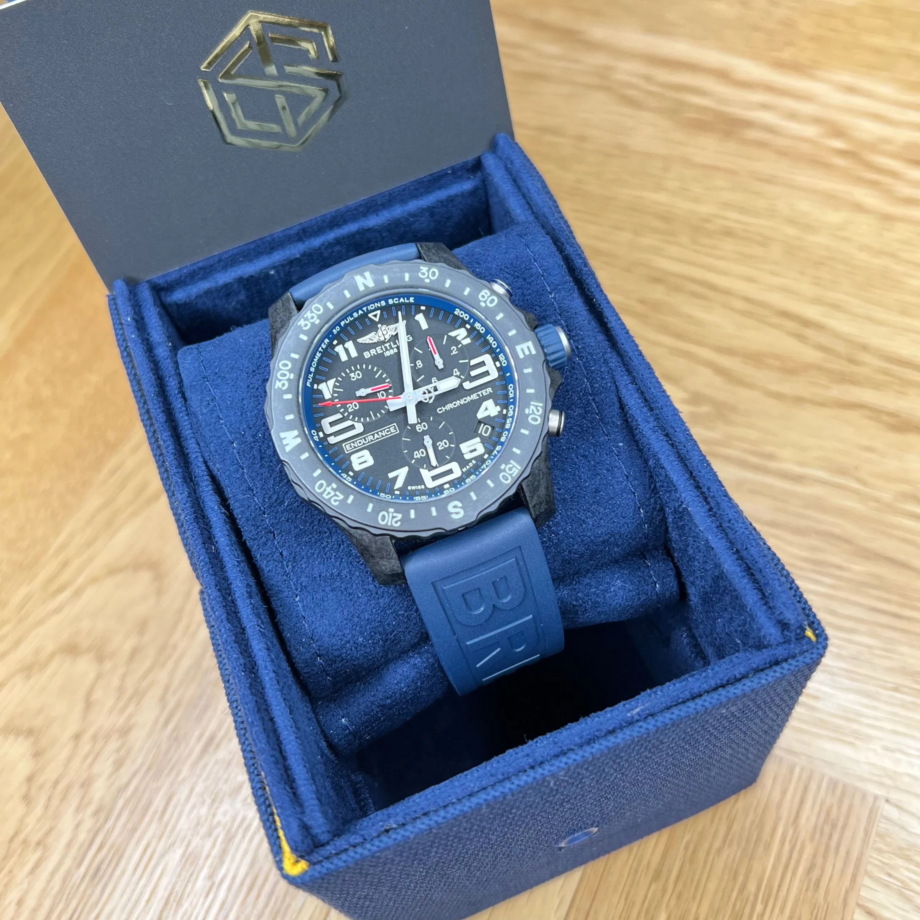 Breitling Endurance Pro X82310 Black/Blue 44mm 2021 Full Set Watch