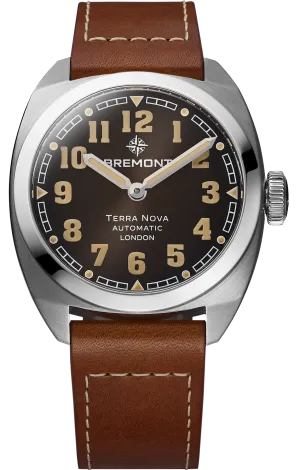 Bremont Terra Nova 38 Black Leather
