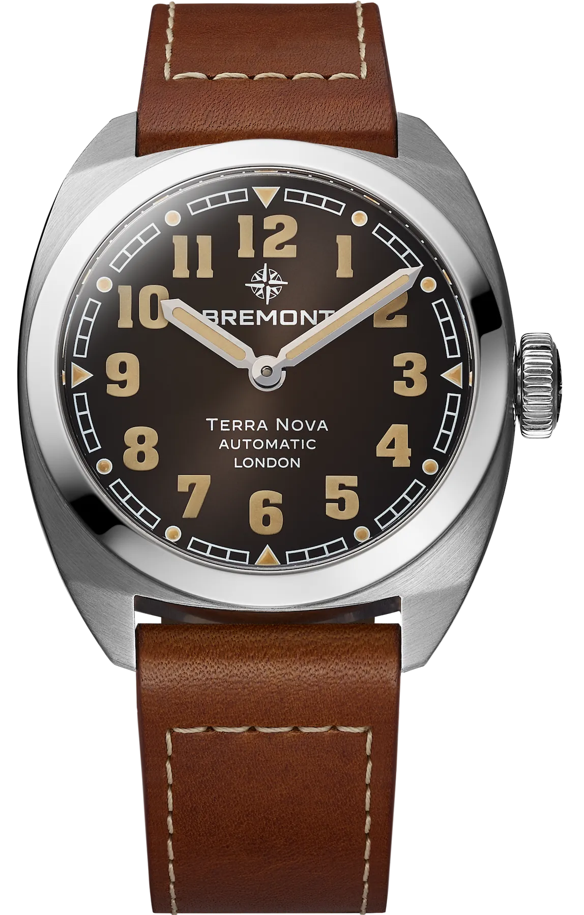 Bremont Terra Nova 38 Black Leather