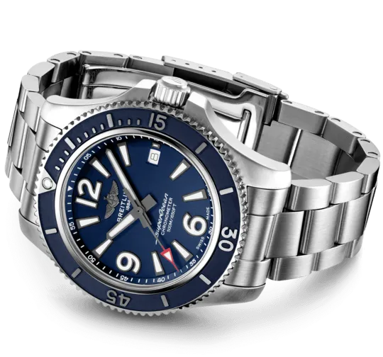 BRT Watch Superocean AutoMTic 42 Blue Steel Bracelet D