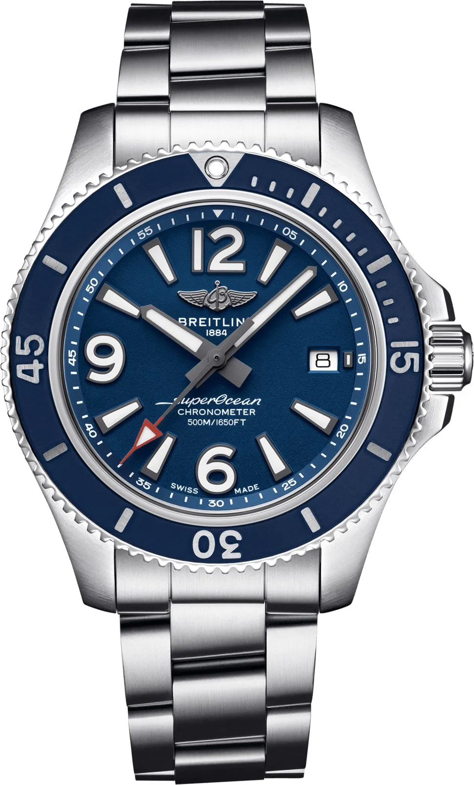 BRT Watch Superocean AutoMTic 42 Blue Steel Bracelet D
