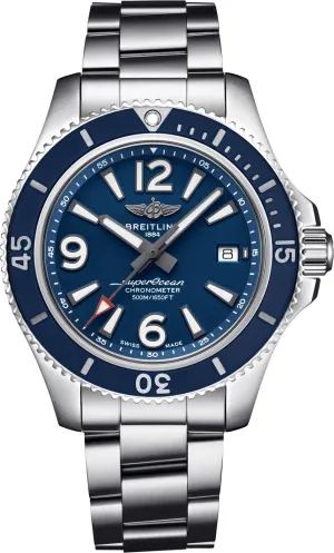 BRT Watch Superocean AutoMTic 42 Blue Steel Bracelet D