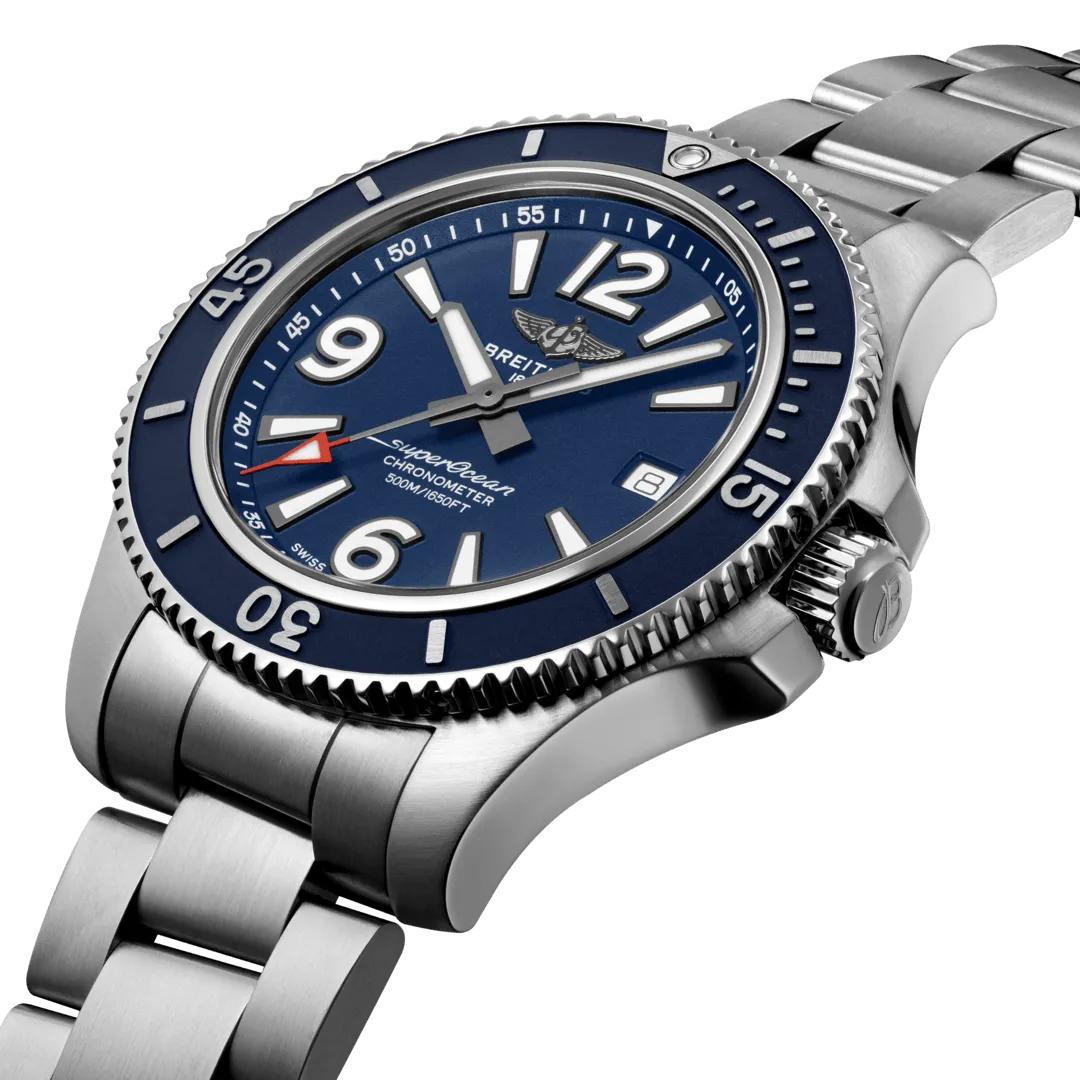 BRT Watch Superocean AutoMTic 42 Blue Steel Bracelet D