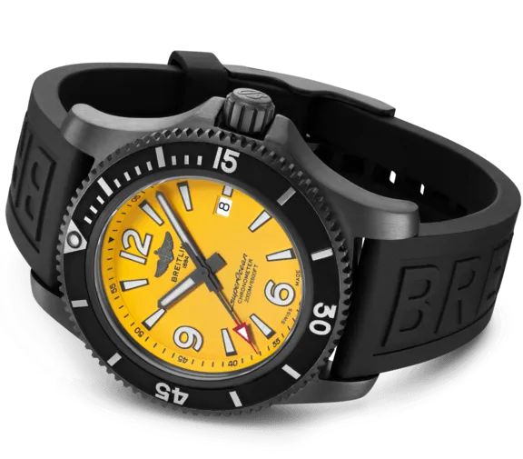 BRT Watch Superocean AutoMTic 46 Black Steel Yellow