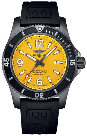 BRT Watch Superocean AutoMTic 46 Black Steel Yellow