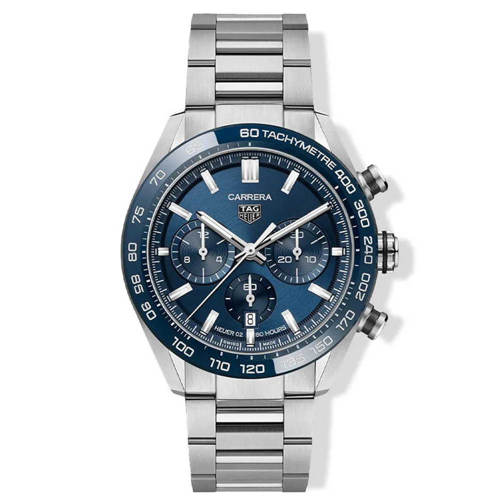Carrera Automatic 44mm with Blue Dial