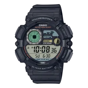 Casio Digital Black Resin Band Watch WS1500H-1A