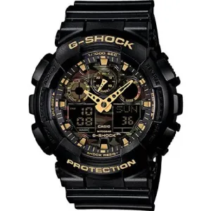 Casio Men's GA-100CF-1A9CR G Shock Analog-Digital Display Quartz Black Watch