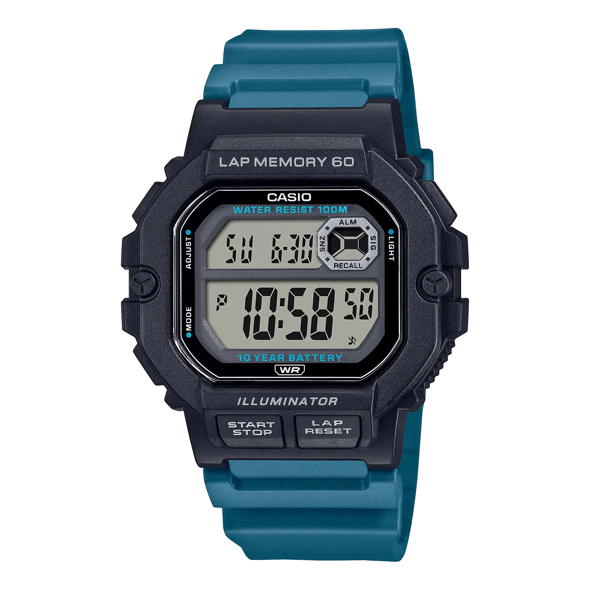 Casio Unisex 10 Yr Battery WS1400H-3A